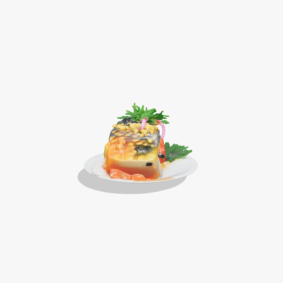 Peruvian Ceviche Dish Realistic 3D Model Pack